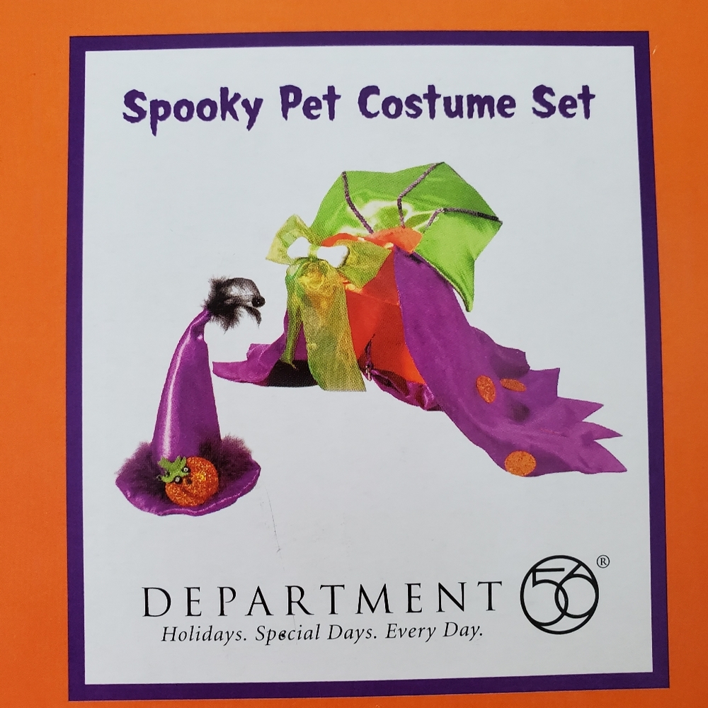 Dept 56 Krinkles Spooky Glamour Dog Halloween Costume - Picture 14 of 16